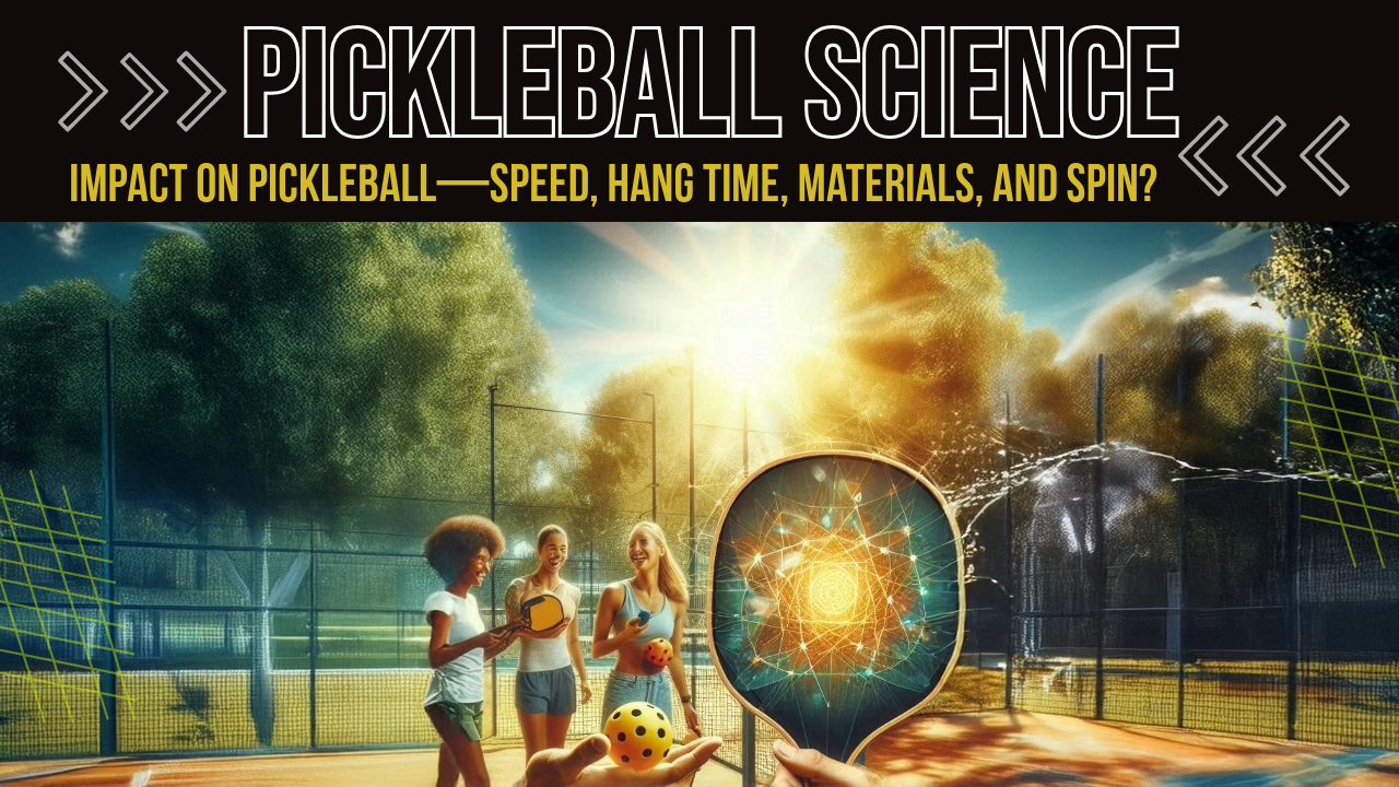 Pickleball Science Futuristic Image